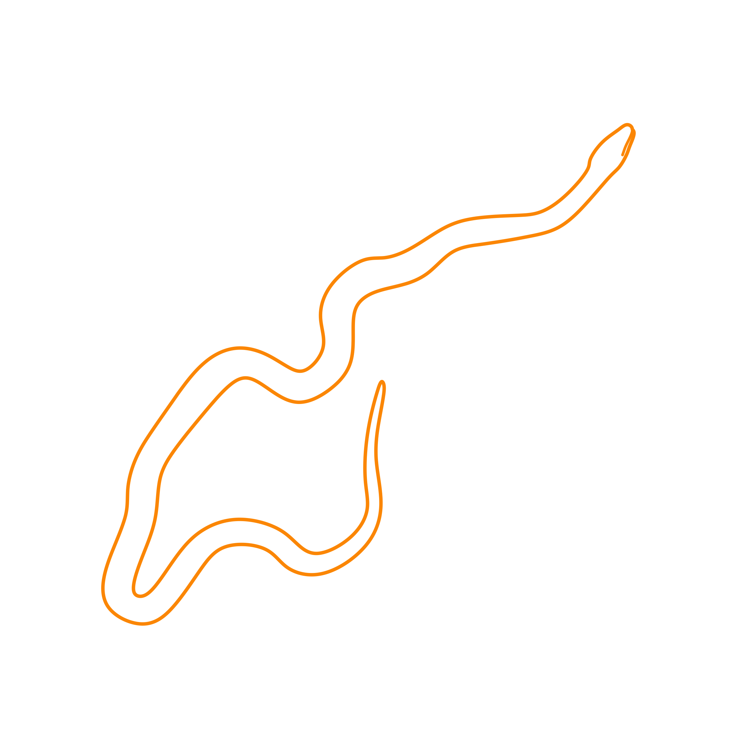 Animals Snakes Eastern Black Rat Snake Simple Line Art Svg Free Vectors